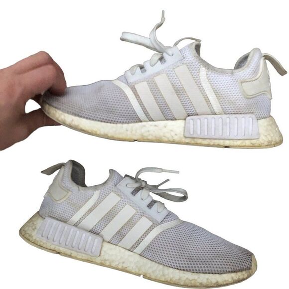 RARE 2016 Adidas NMD R1 White Monochrome Size 11 - Picture 11 of 16